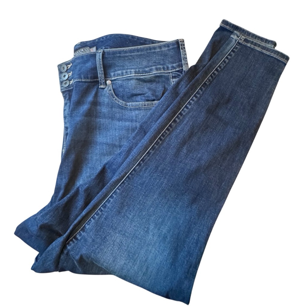 Torrid Jegging Jeans 22W Medium Wash Skinny Stretch Denim High Rise Super Soft - Picture 5 of 11